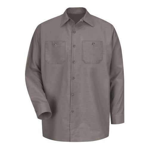 Red Kap Sp14 Camisa Camisola Trabajo Ligera Manga Larga - Garufa Jeans