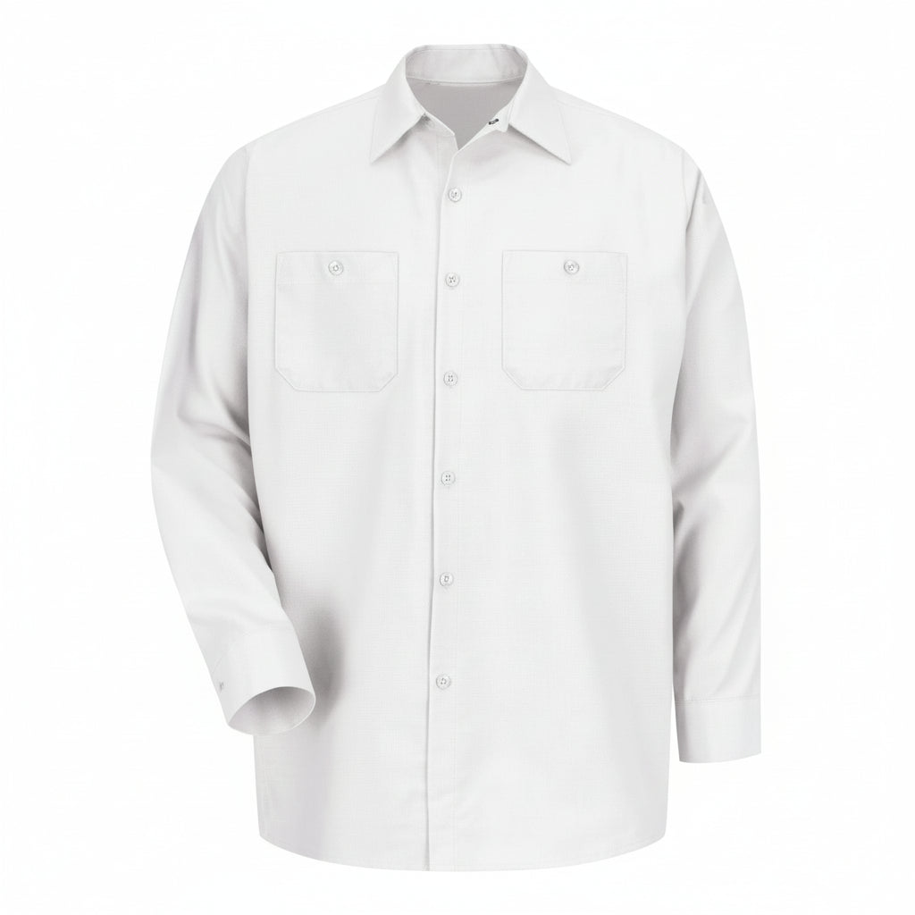 Red Kap Sp14 Camisa Camisola Trabajo Ligera Manga Larga - Garufa Jeans