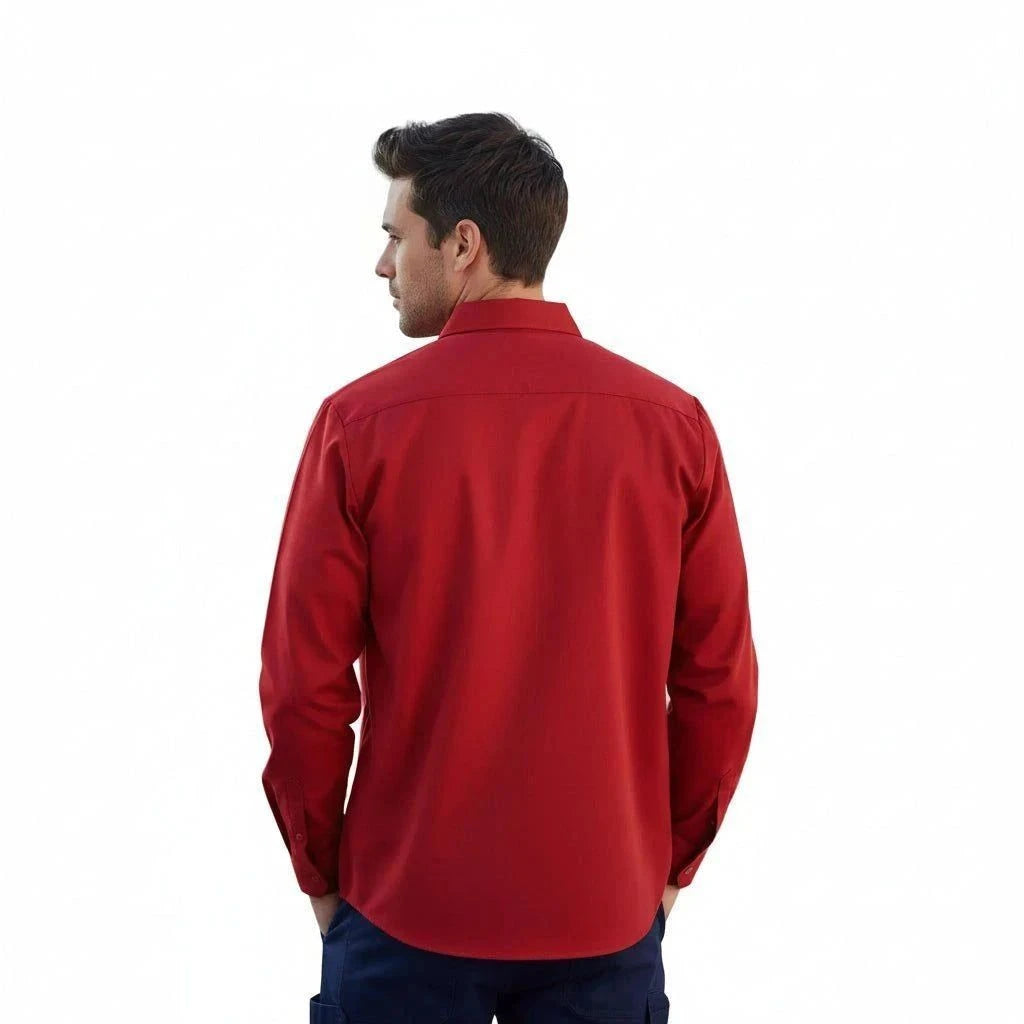 Red Kap Sp14 Camisa Camisola Trabajo Ligera Manga Larga - Garufa Jeans