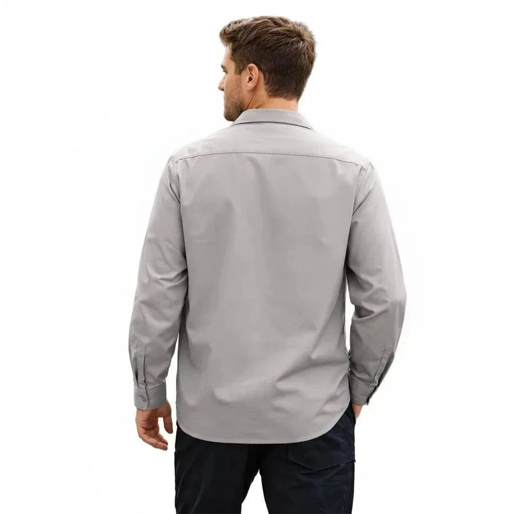 Red Kap Sp14 Camisa Camisola Trabajo Ligera Manga Larga - Garufa Jeans