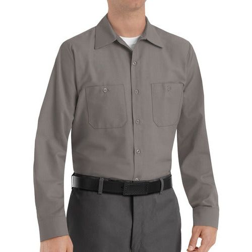 Red Kap Sp14 Camisa Camisola Trabajo Ligera Manga Larga - Garufa Jeans