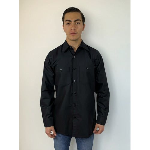 Red Kap Sp14 Camisa Camisola Trabajo Ligera Manga Larga - Garufa Jeans