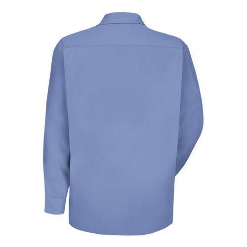 Red Kap Sp16 Camisa Trabajo Manga Larga Sin Bolsillo Broches - Garufa Jeans