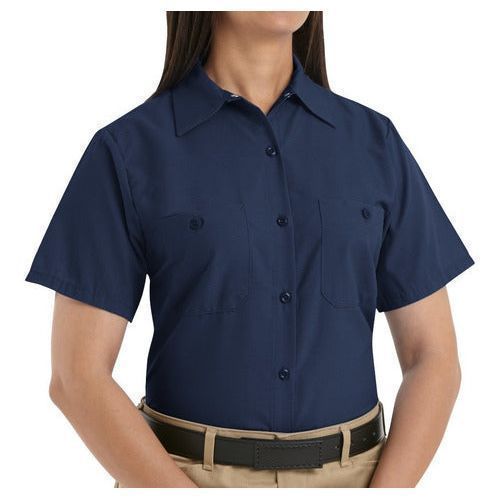 Red Kap Sp23 Blusa Mujer Camisola Trabajo Ligera Manga Corta - Garufa Jeans