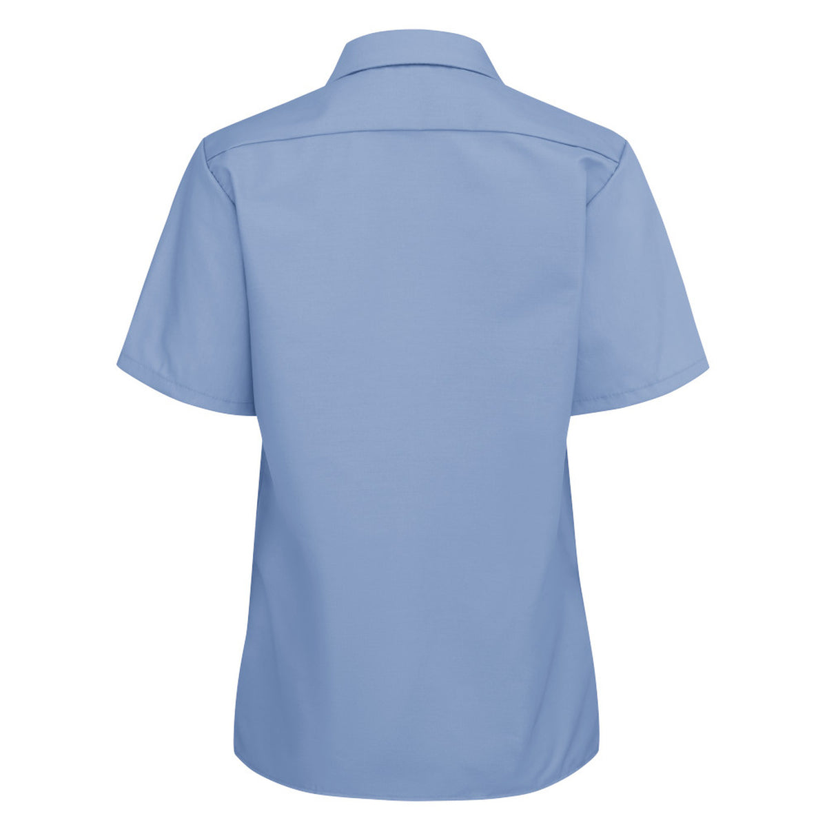 Blusa de trabajo Red Kap SP23 para mujer azul cielo, prenda sola espalda | color:azul-cielo