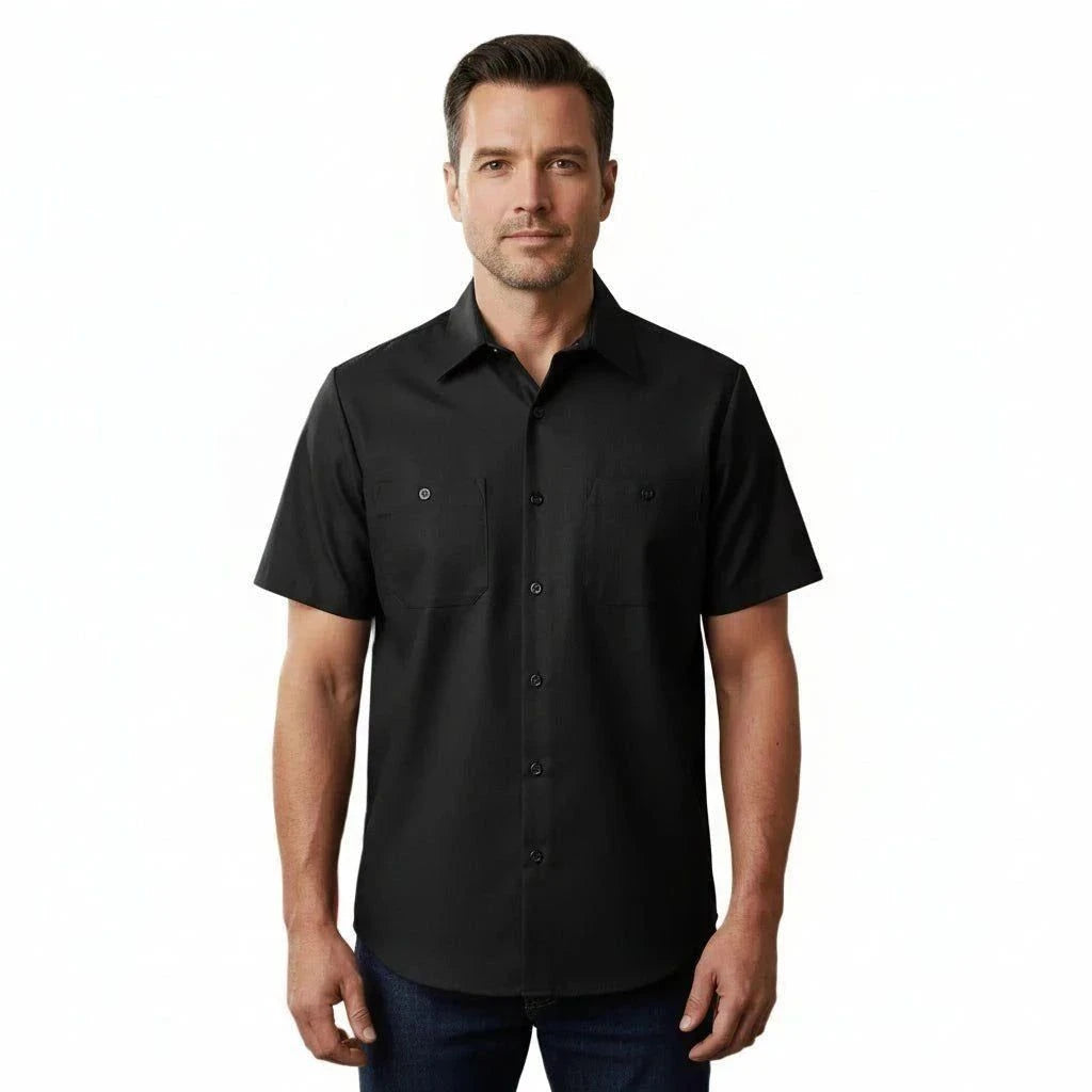 Red Kap Sp24 Camisa Camisola Trabajo Ligera Manga Corta - Garufa Jeans