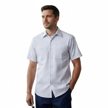 Red Kap Sp24 Camisa Camisola Trabajo Ligera Manga Corta - Garufa Jeans