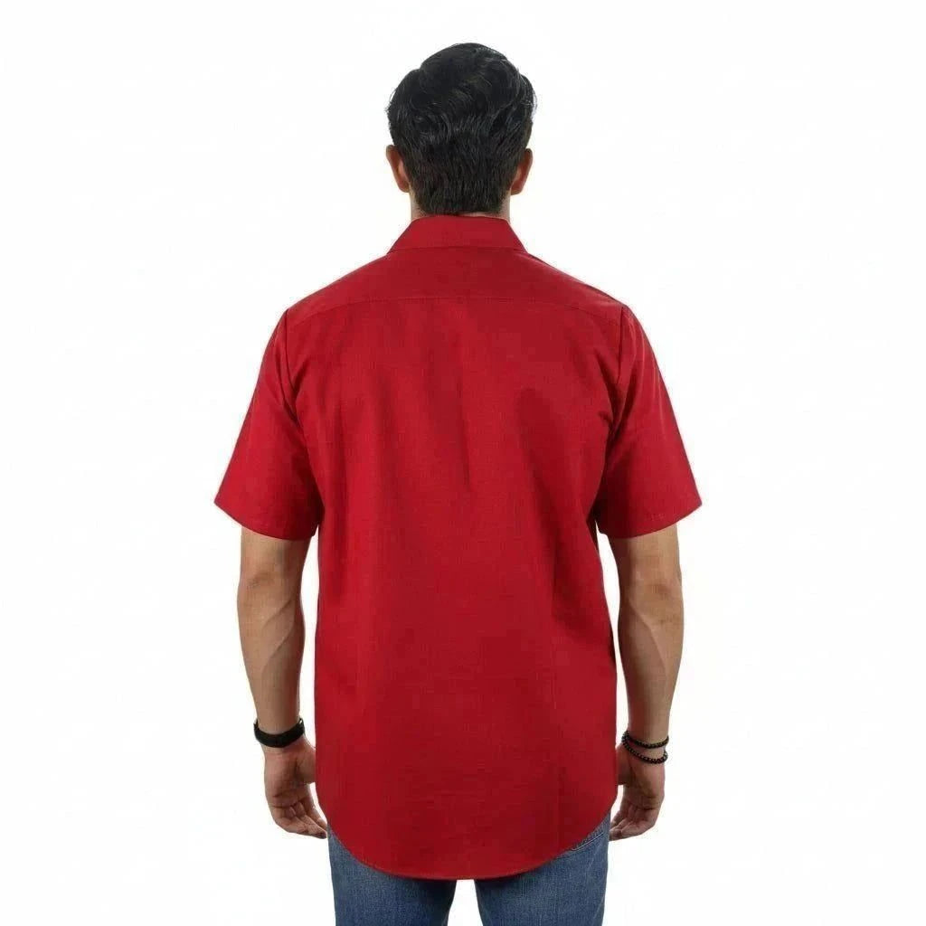 Red Kap Sp24 Camisa Camisola Trabajo Ligera Manga Corta - Garufa Jeans