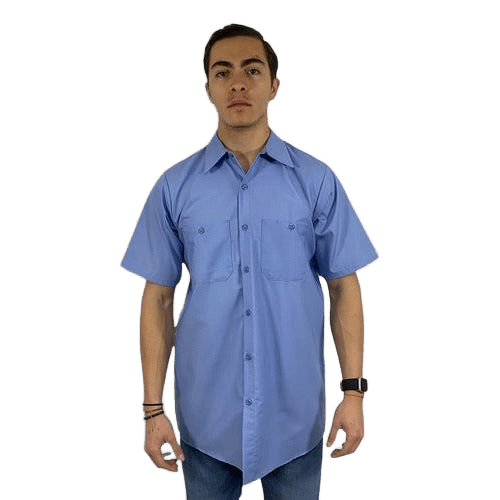 Red Kap Sp24 Camisa Camisola Trabajo Ligera Manga Corta - Garufa Jeans