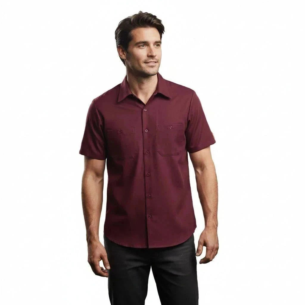 Red Kap Sp24 Camisa Camisola Trabajo Ligera Manga Corta - Garufa Jeans