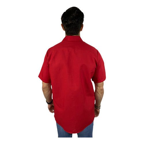 Red Kap Sp24 Camisa Camisola Trabajo Ligera Manga Corta - Garufa Jeans