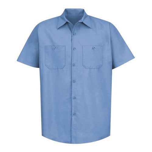 Red Kap Sp24 Camisa Camisola Trabajo Ligera Manga Corta - Garufa Jeans