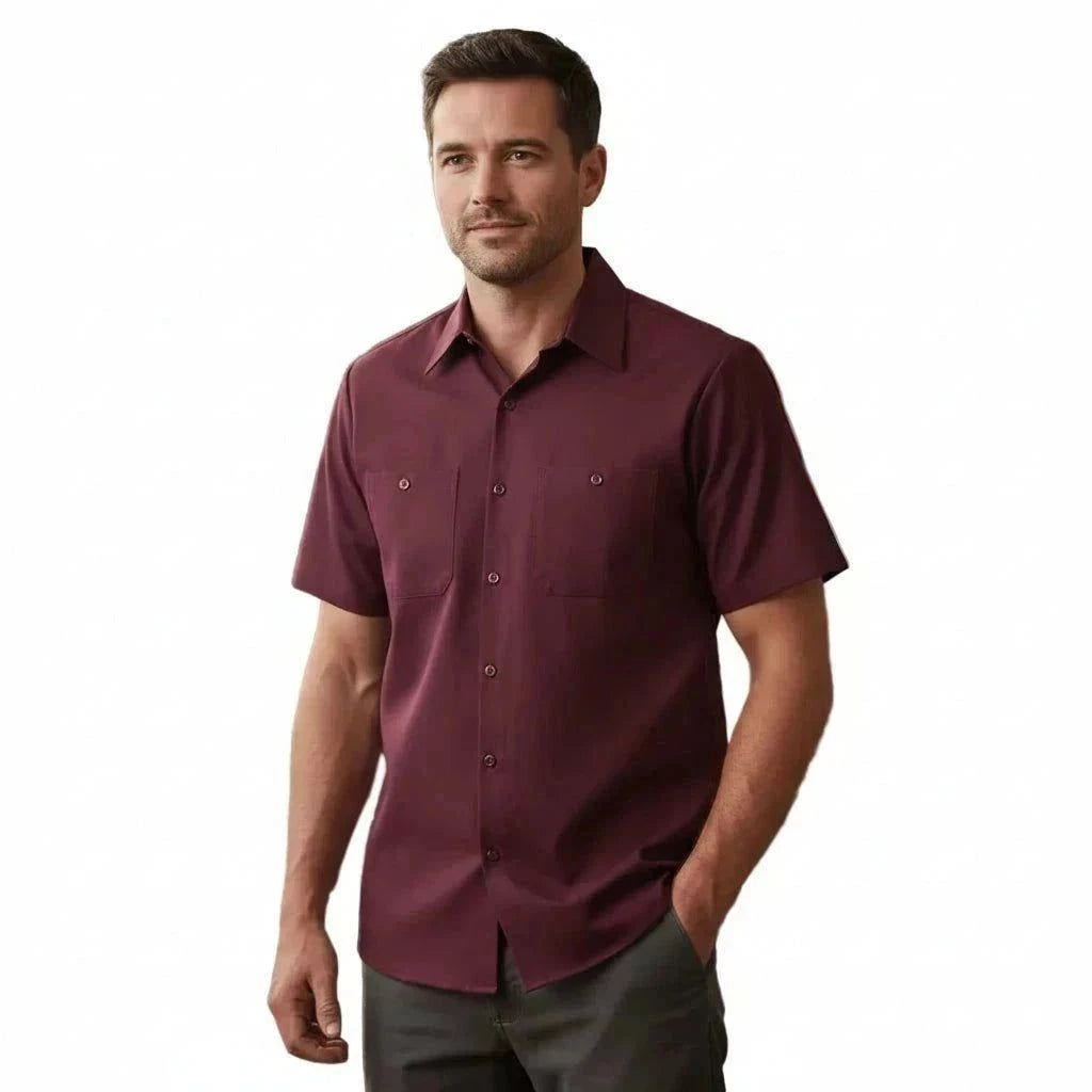 Red Kap Sp24 Camisa Camisola Trabajo Ligera Manga Corta - Garufa Jeans