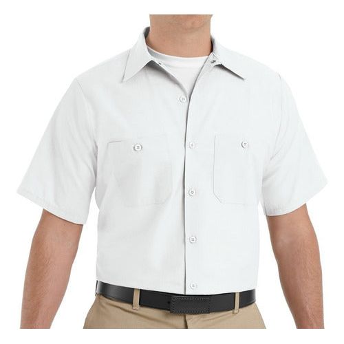 Red Kap Sp24 Camisa Camisola Trabajo Ligera Manga Corta - Garufa Jeans