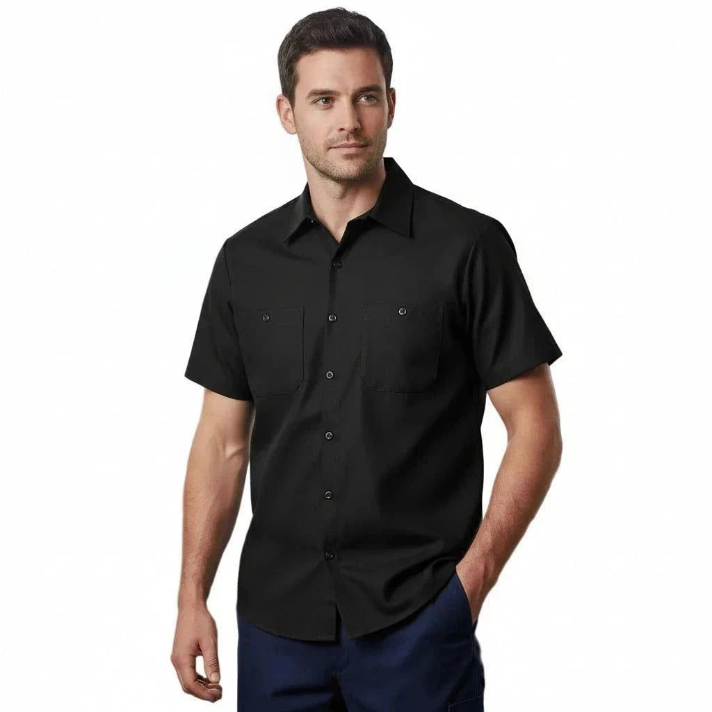 Red Kap Sp24 Camisa Camisola Trabajo Ligera Manga Corta - Garufa Jeans
