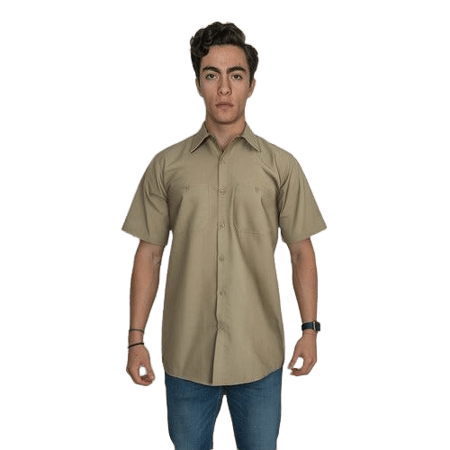 Red Kap Sp24 Camisa Camisola Trabajo Ligera Manga Corta - Garufa Jeans