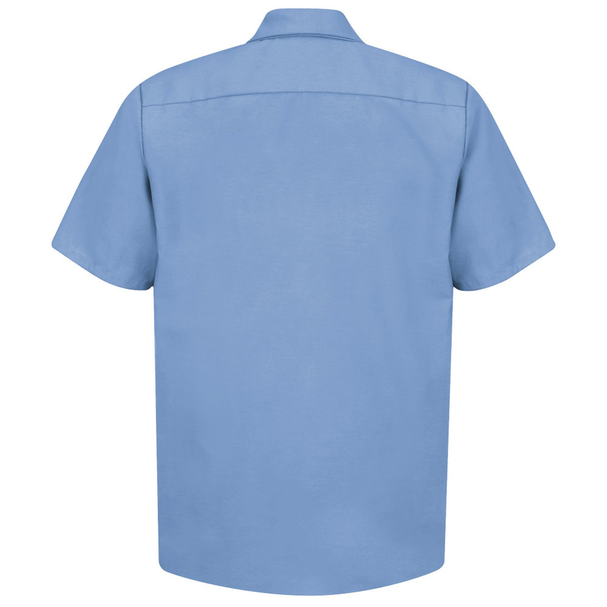 Camisa de trabajo Red Kap SP24 para hombre azul claro, prenda sola espalda | color:azul-claro