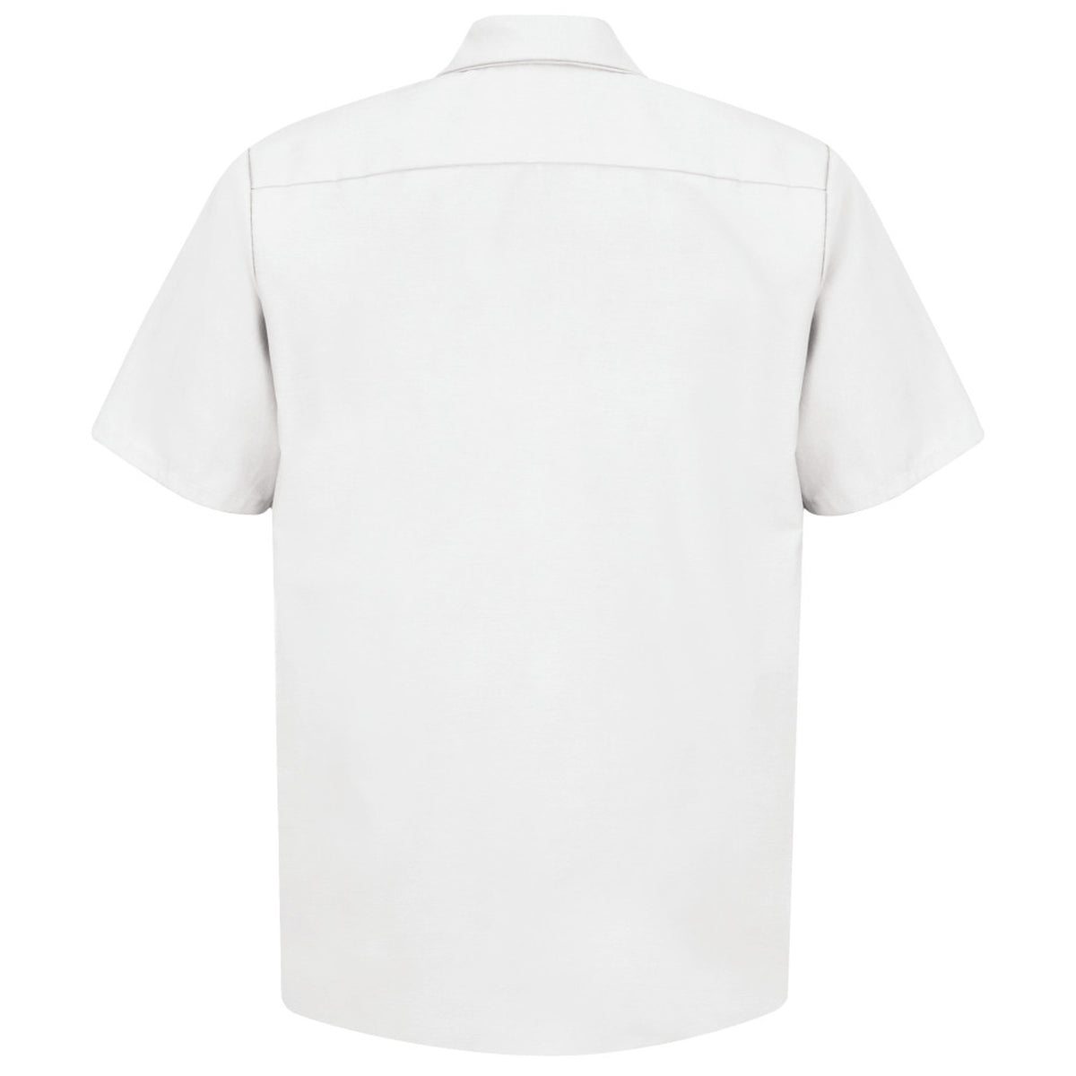 Camisa de trabajo Red Kap SP24 para hombre blanca, prenda sola espalda | color:blanca