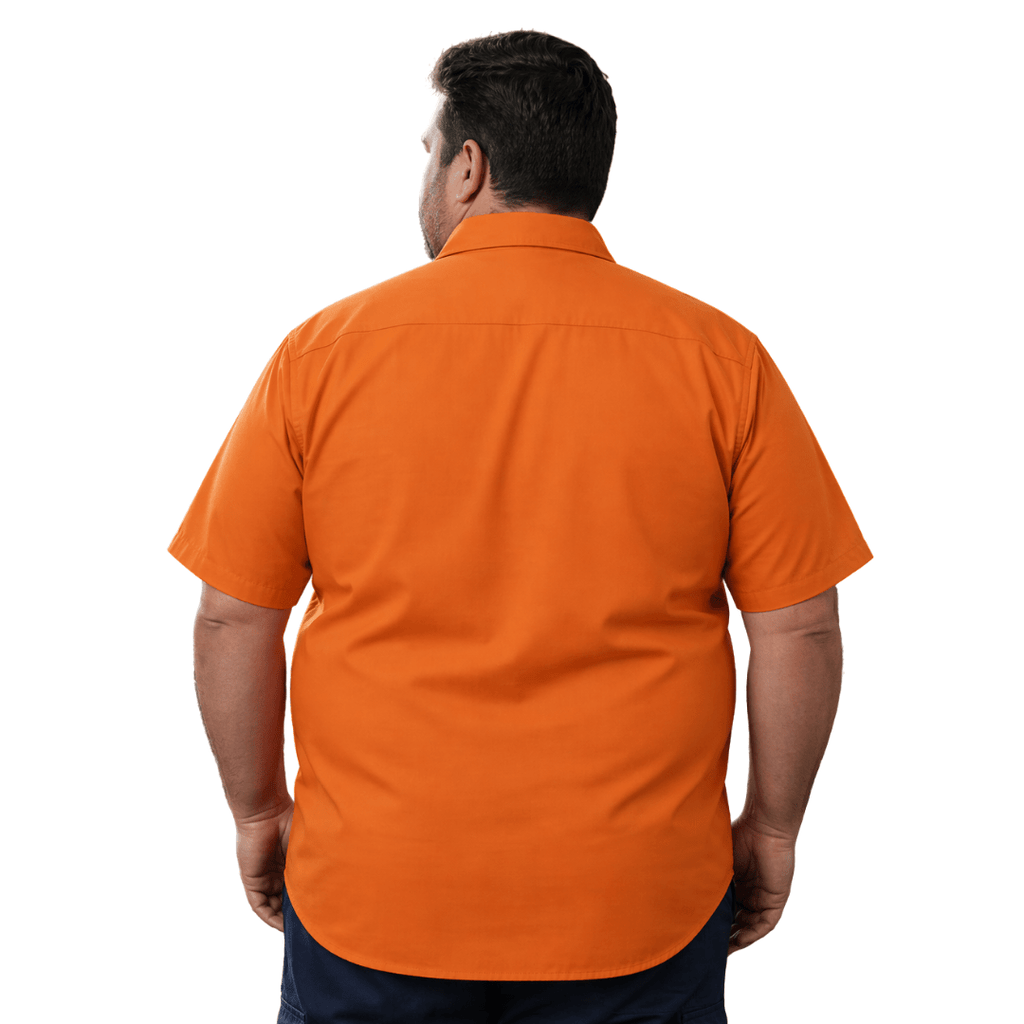 Red Kap Sp24 Camisa Trabajo Ligera Manga Corta Tallas Extras - Garufa Jeans