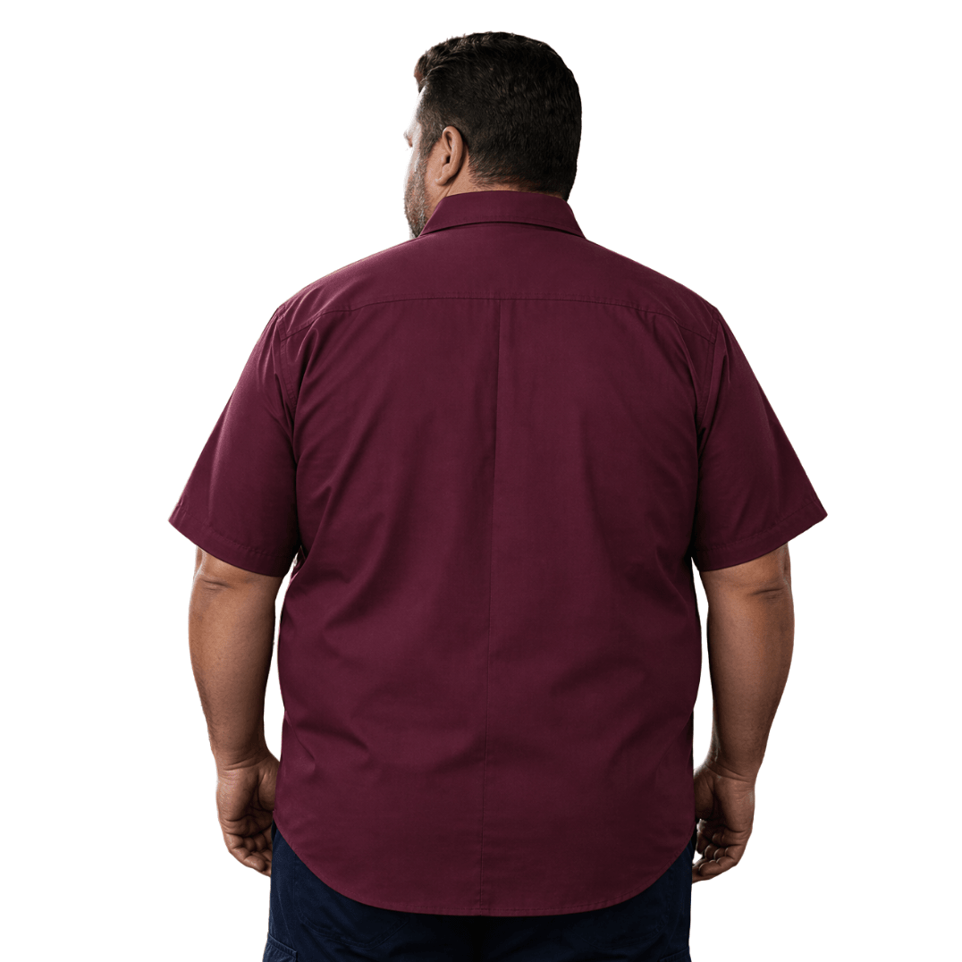 Red Kap Sp24 Camisa Trabajo Ligera Manga Corta Tallas Extras - Garufa Jeans