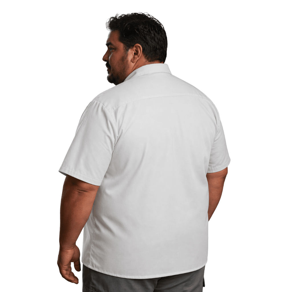 Red Kap Sp24 Camisa Trabajo Ligera Manga Corta Tallas Extras - Garufa Jeans