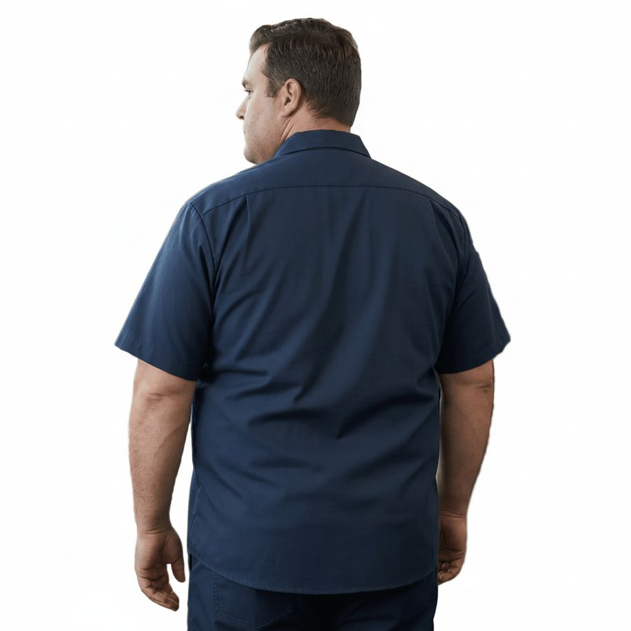 Red Kap Sp24 Camisa Trabajo Ligera Manga Corta Tallas Extras - Garufa Jeans