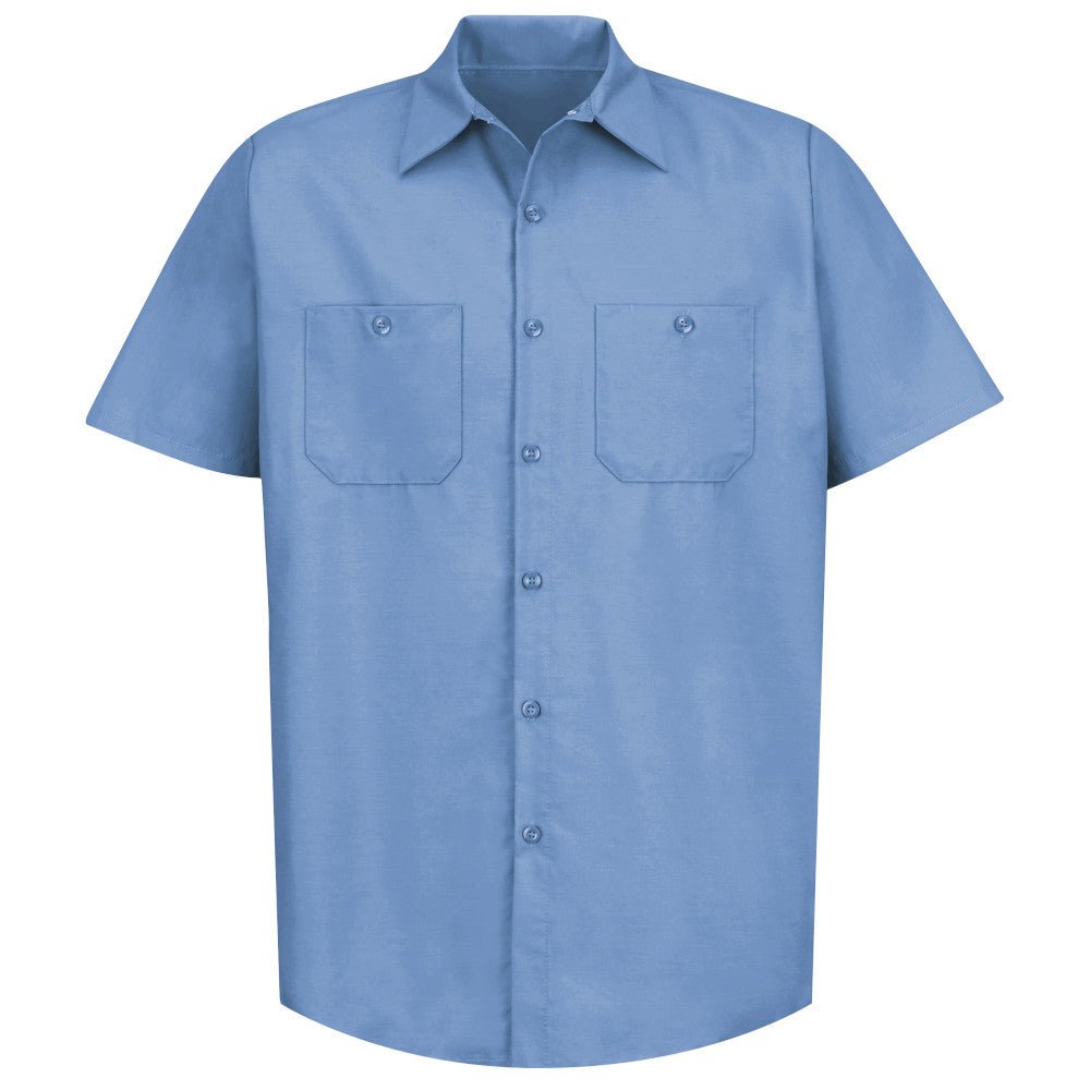 Red Kap Sp24 Camisa Trabajo Ligera Manga Corta Tallas Extras - Garufa Jeans