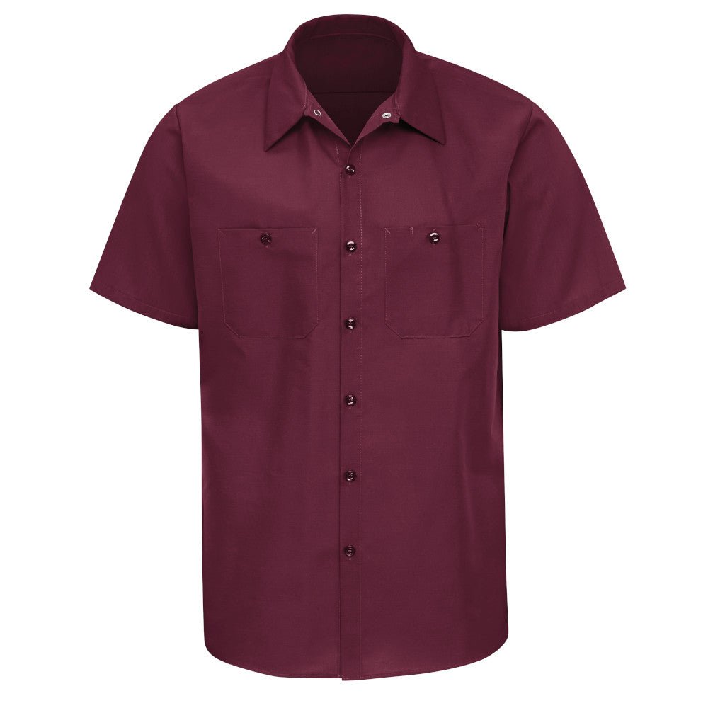 Red Kap Sp24 Camisa Trabajo Ligera Manga Corta Tallas Extras - Garufa Jeans