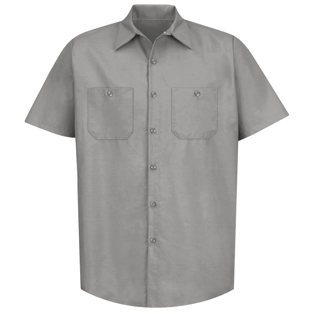 Red Kap Sp24 Camisa Trabajo Ligera Manga Corta Tallas Extras - Garufa Jeans