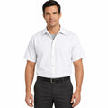 Camisa de trabajo Red Kap SP26 para hombre Blanca, frontal fajada | color:blanca