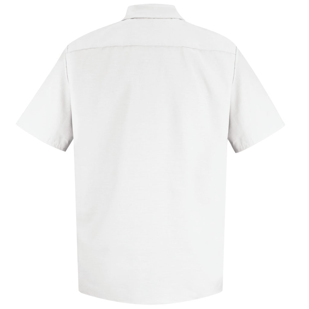 Camisa de trabajo Red Kap SP26 para hombre Blanca, prenda espalda