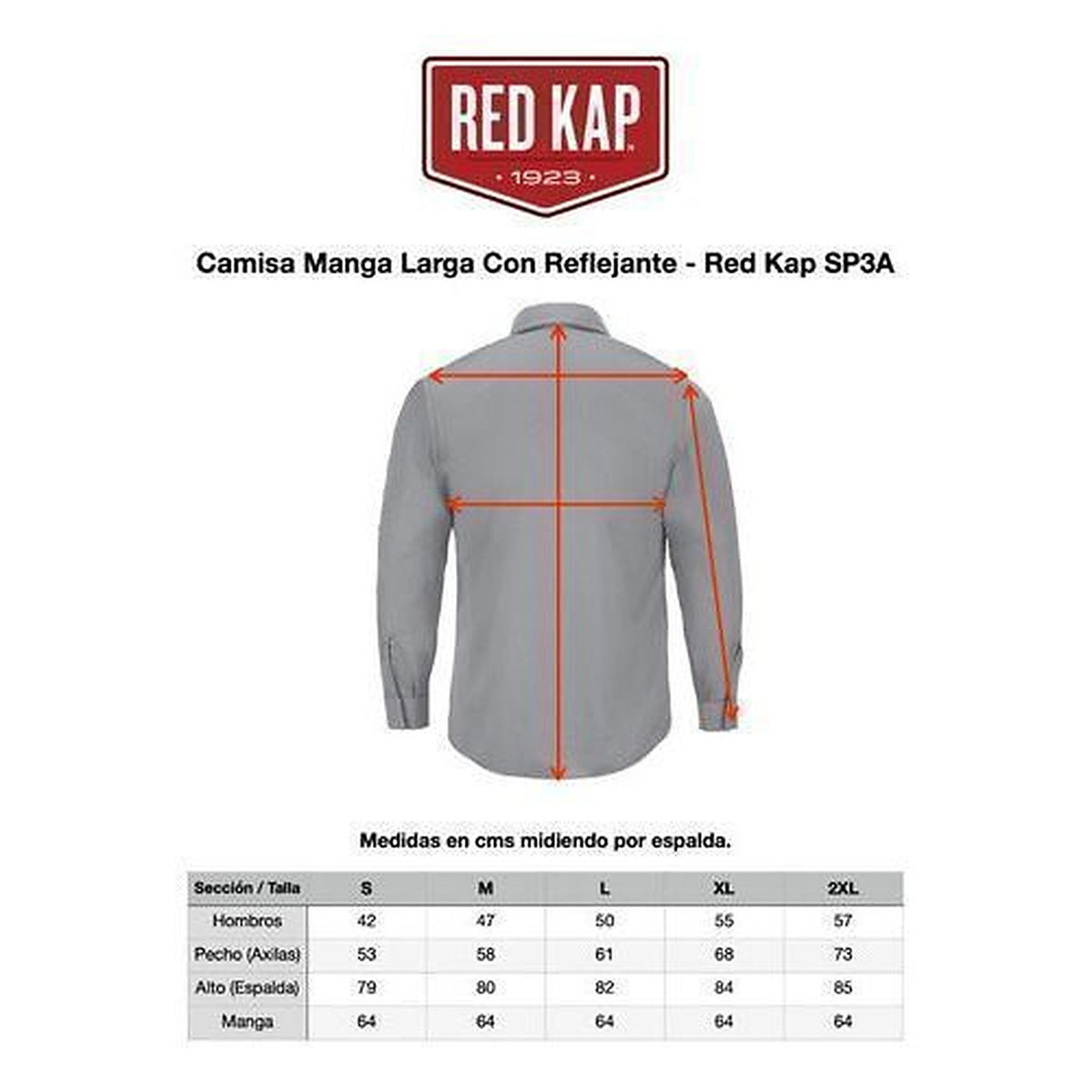 Camisa de trabajo Red Kap SP3A para hombre azul marino, detalle malla | color:azul-marino
