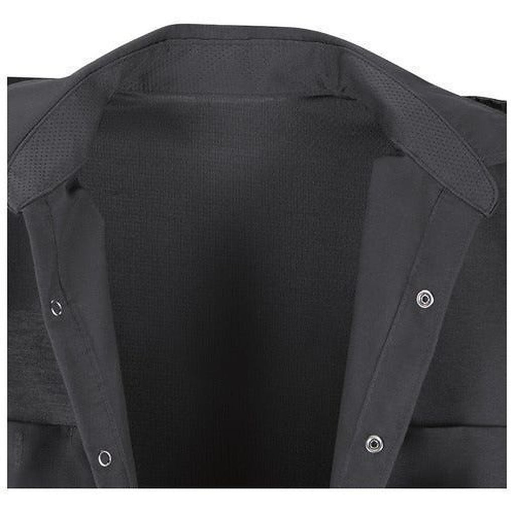 Camisa de trabajo Red Kap SP3A para hombre gris oxford, detalle cuello