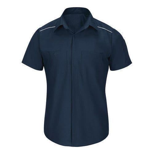 Red Kap Sp4a Camisa Trabajo Corta Ventilación Reflejante - Garufa Jeans