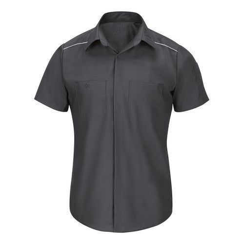 Red Kap Sp4a Camisa Trabajo Corta Ventilación Reflejante - Garufa Jeans