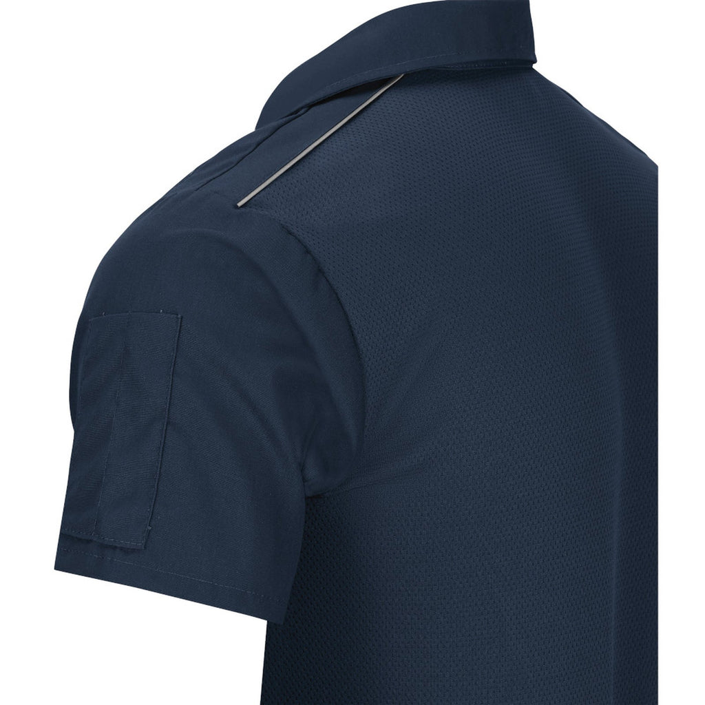 Camisa de trabajo Red Kap SP4A para hombre azul marino, ficha detalle