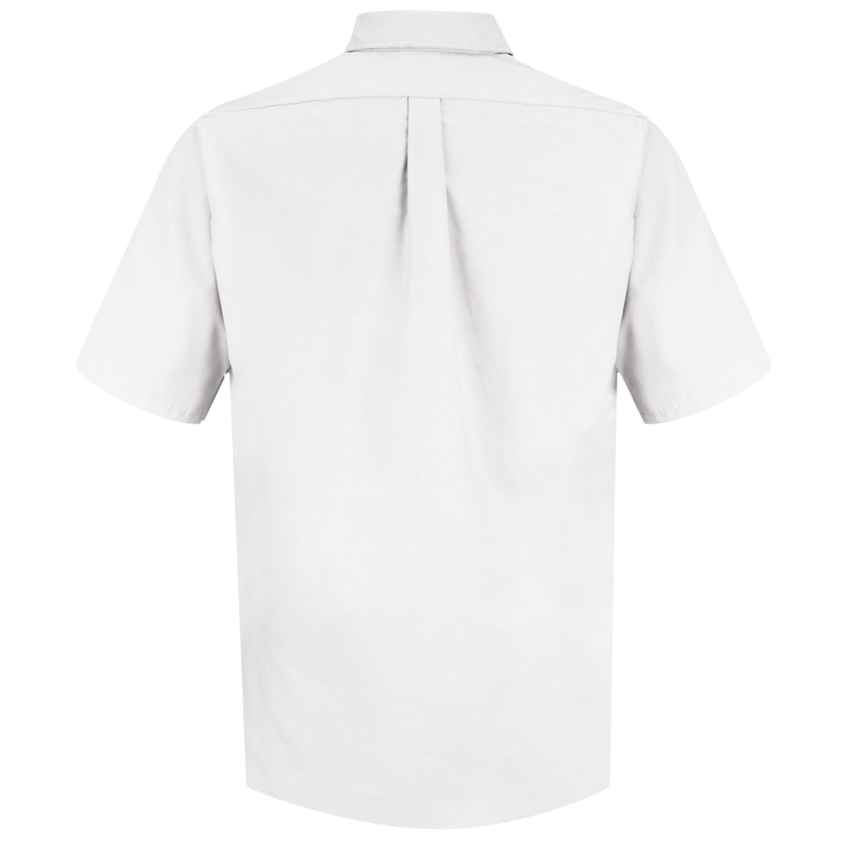 Camisa Red Kap SP80 blanca, prenda sola vista de espalda | color:blanca