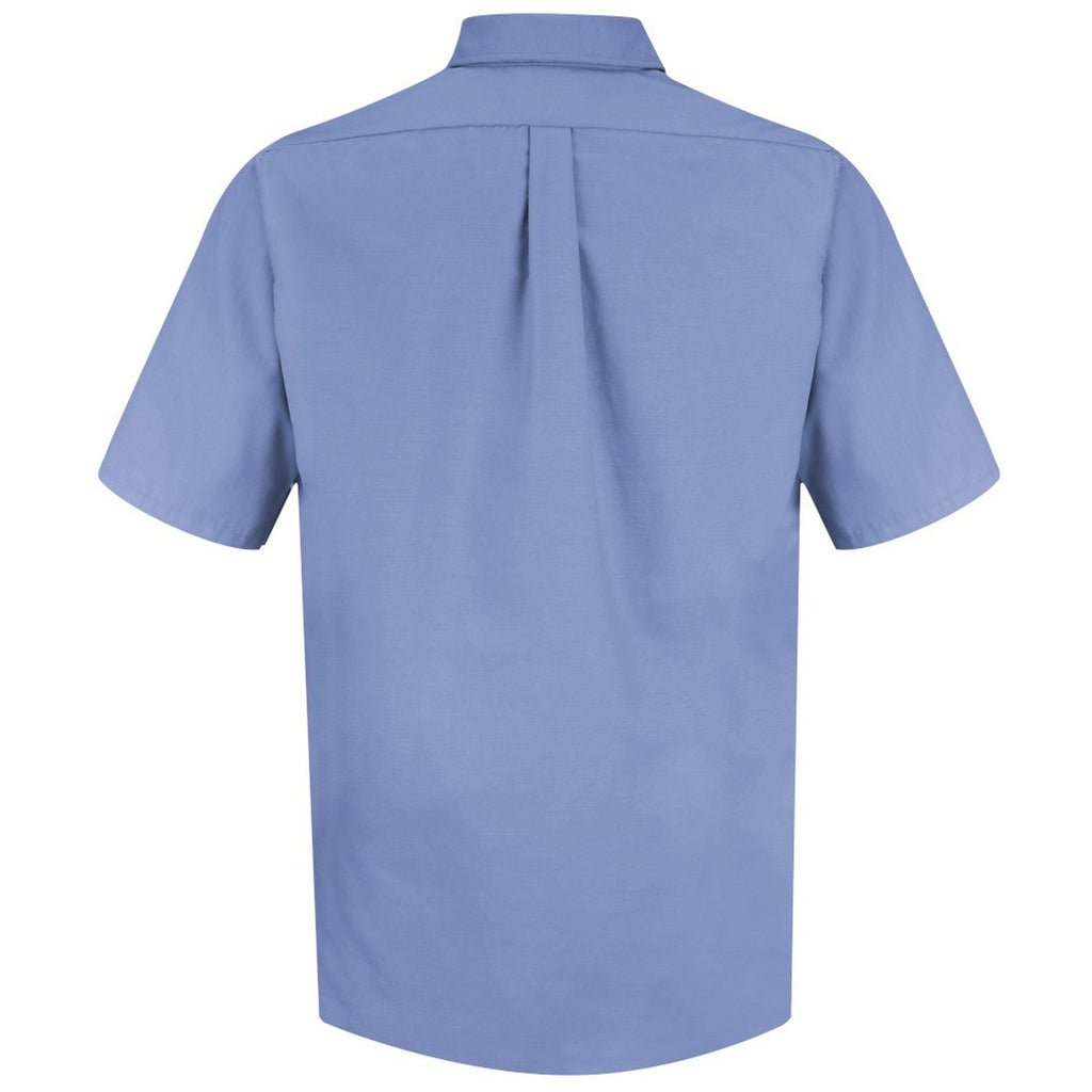 Camisa Red Kap SP80 para hombre talla extra Azul cielo, prenda espalda