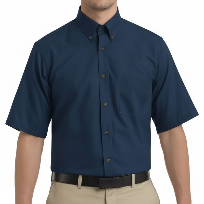 Red Kap Sp80 Camisa Manga Corta Vestir Casual Trabajo - Garufa Jeans