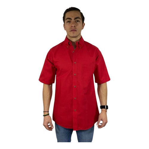 Red Kap Sp80 Camisa Manga Corta Vestir Casual Trabajo - Garufa Jeans