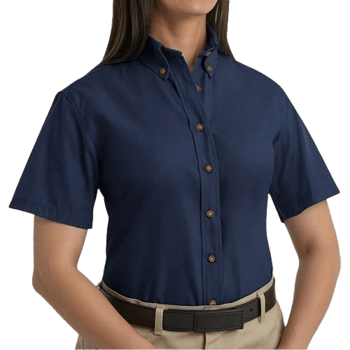 Red Kap Sp81 Blusa Manga Corta Trabajo Casual Vestir Mujer - Garufa Jeans