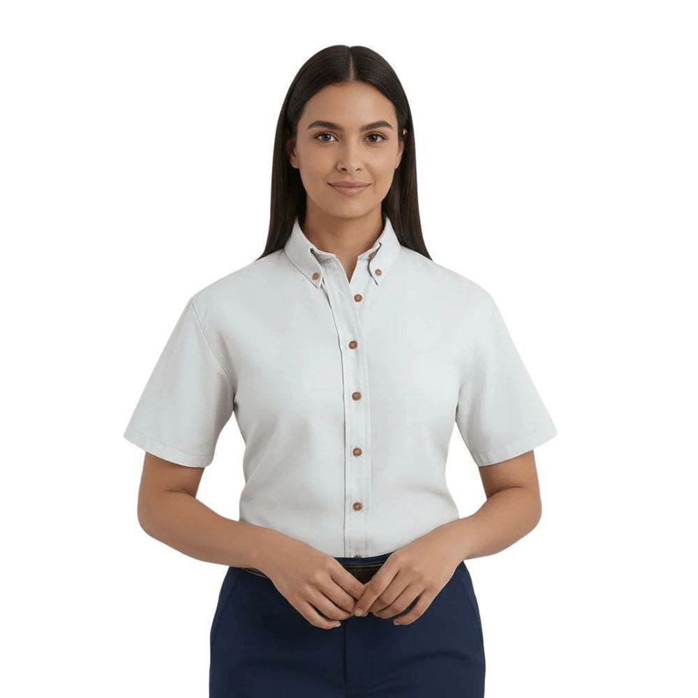 Red Kap Sp81 Blusa Manga Corta Trabajo Casual Vestir Mujer - Garufa Jeans