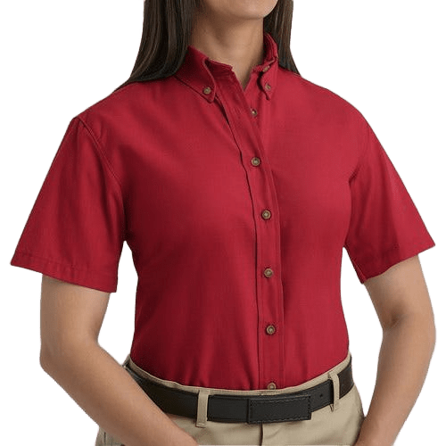 Red Kap Sp81 Blusa Manga Corta Trabajo Casual Vestir Mujer - Garufa Jeans