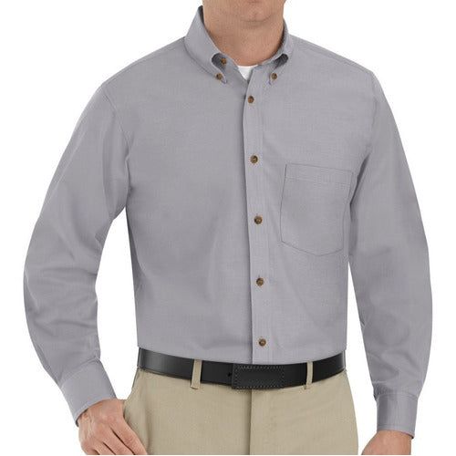 Red Kap Sp90 Camisa Manga Larga Vestir Casual Trabajo - Garufa Jeans