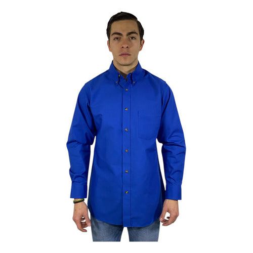 Red Kap Sp90 Camisa Manga Larga Vestir Casual Trabajo - Garufa Jeans