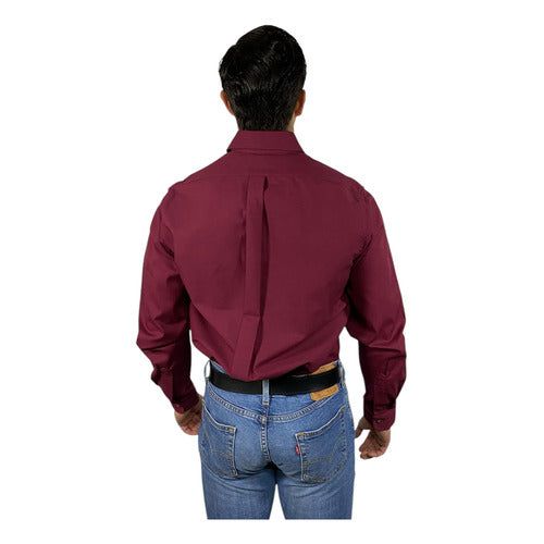 Red Kap Sp90 Camisa Manga Larga Vestir Casual Trabajo - Garufa Jeans