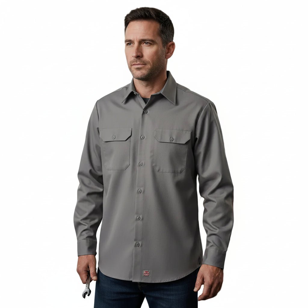 Red Kap St52 Camisa Camisola Trabajo Manga Larga Resistente - Garufa Jeans