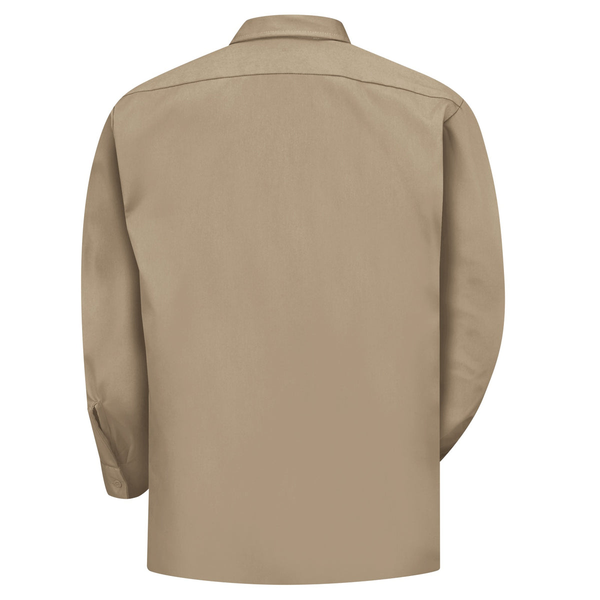 Camisa Red Kap ST52 Khaki, prenda sola vista posterior | color:khaki