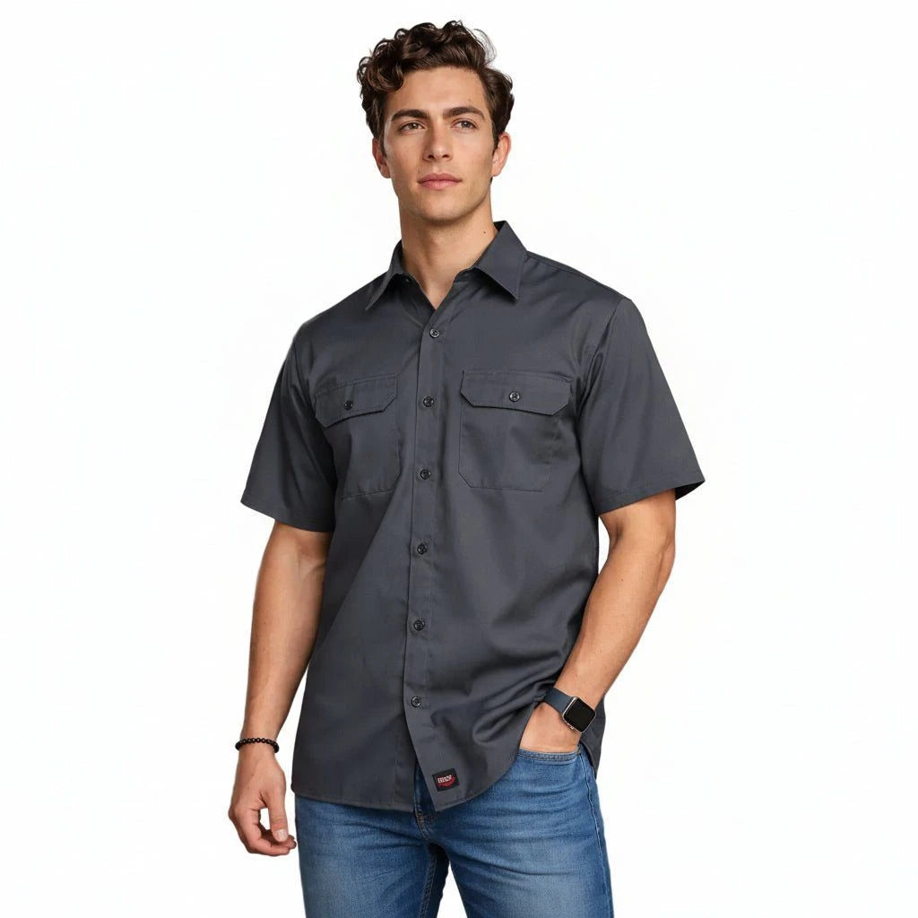 Red Kap St62 Camisa Camisola Trabajo Durable Manga Corta - Garufa Jeans