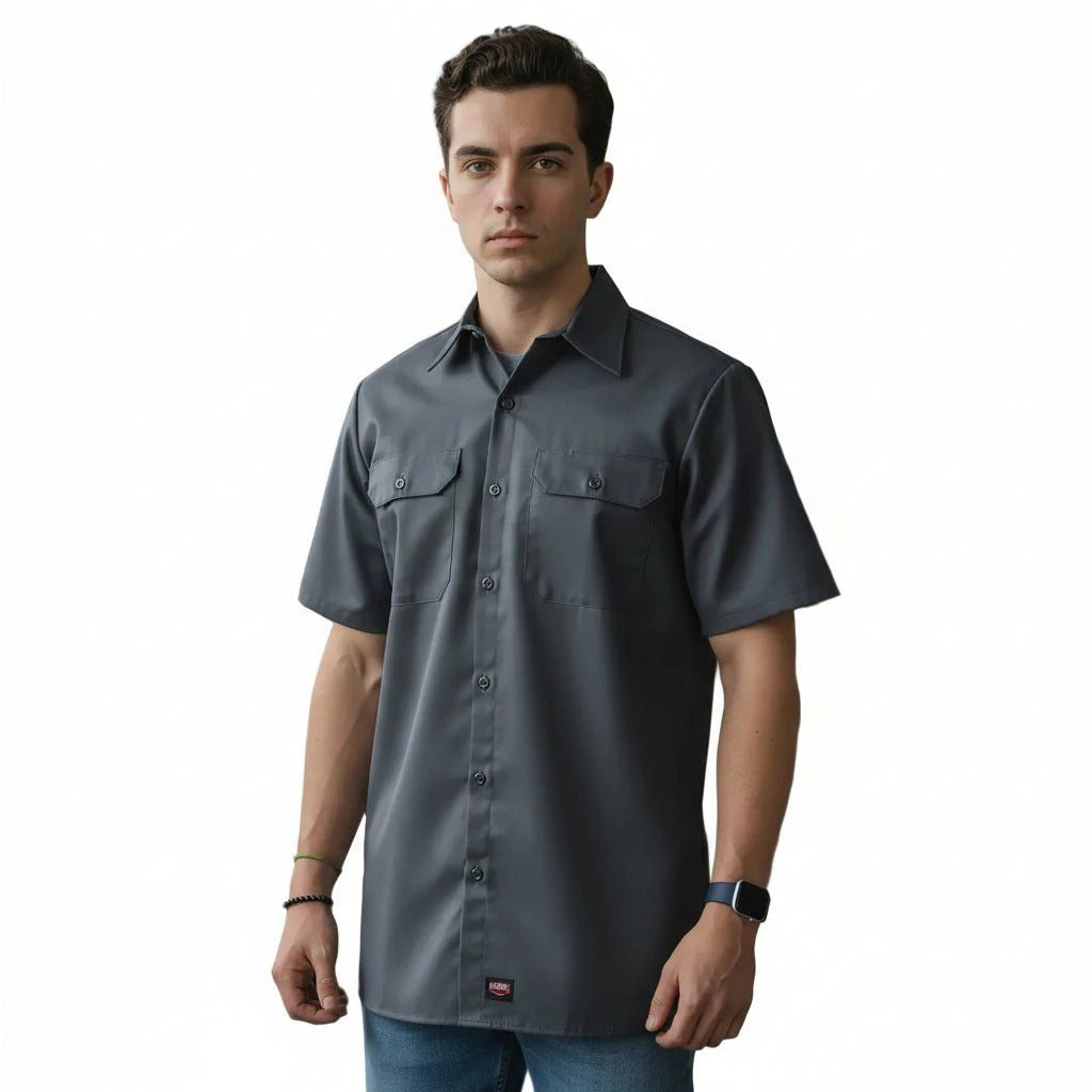 Red Kap St62 Camisa Camisola Trabajo Durable Manga Corta - Garufa Jeans